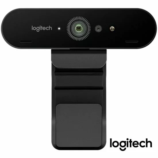Logitech Webcam Brio Ultra HD 4K avec deux microphones omnidirectionnels