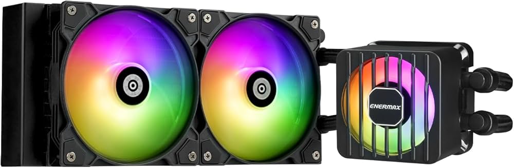 ENERMAX Kit Watercooling AIO Enermax LiqMaxFlo RGB – 240mm (Noir)
