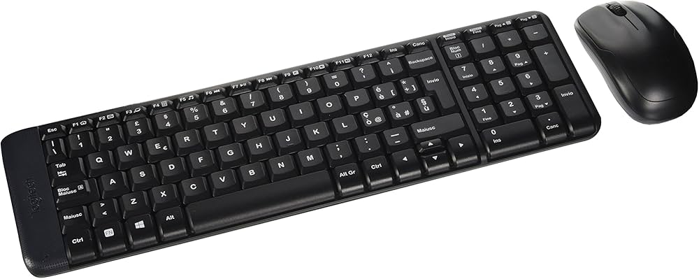 Pack 2en1 (Clavier/Souris) sans fil Logitech MK220 (Noir) -